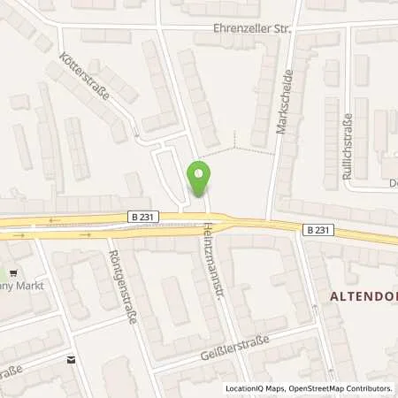 Standortübersicht der Tankstelle Allego GmbH in 45143 Essen