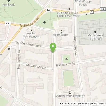 Standortübersicht der Tankstelle Allego GmbH in 45145 Essen