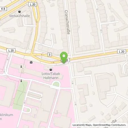 Standortübersicht der Tankstelle Allego GmbH in 45147 Essen