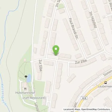 Standortübersicht der Tankstelle innogy SE in 45149 Essen