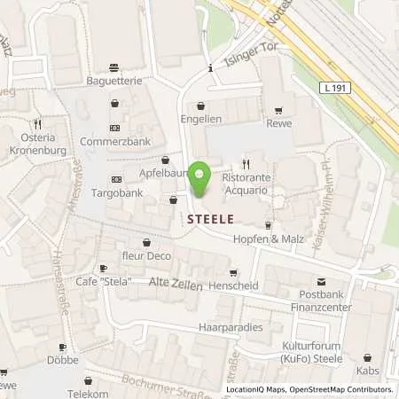 Standortübersicht der Tankstelle innogy eMobility Solutions GmbH in 45276 Essen