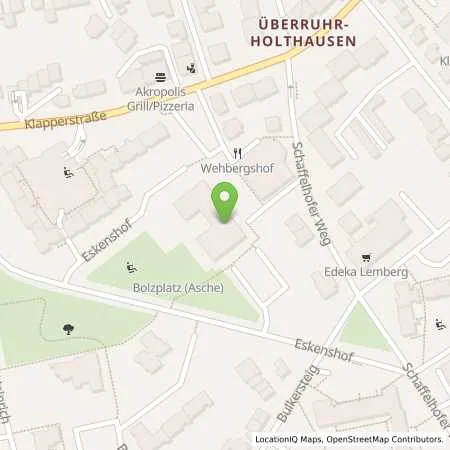 Standortübersicht der Tankstelle Belia Seniorenresidenzen GmbH Betriebsstätte Holthausen in 45277 Essen