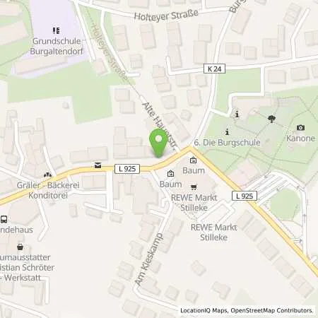 Standortübersicht der Tankstelle Allego GmbH in 45289 Essen