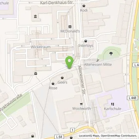 Standortübersicht der Tankstelle Allego GmbH in 45329 Essen