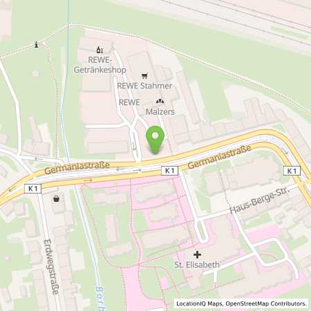 Standortübersicht der Strom (Elektro) Tankstelle: Allego GmbH in 45355, Essen