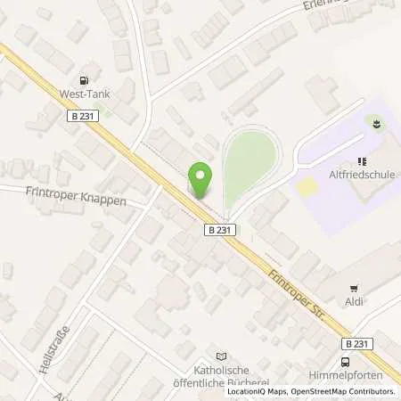 Standortübersicht der Tankstelle Allego GmbH in 45359 Essen