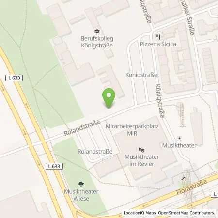 Standortübersicht der Tankstelle Emscher Lippe Energie GmbH in 45881 Gelsenkirchen