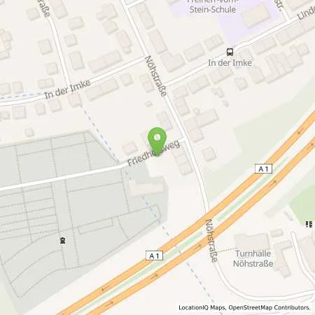 Standortübersicht der Tankstelle Mark-E Aktiengesellschaft in 58089 Hagen