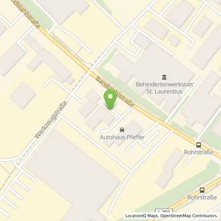 Standortübersicht der Tankstelle Autohaus Pfeffer GmbH in 58093 Hagen