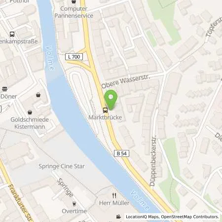 Standortübersicht der Tankstelle Mark-E Aktiengesellschaft in 58095 Hagen