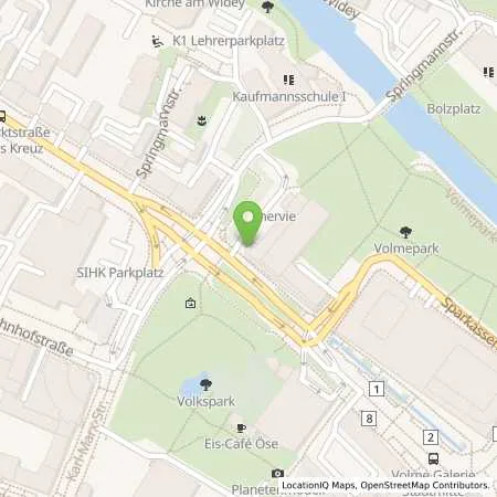 Standortübersicht der Tankstelle Mark-E Aktiengesellschaft in 58095 Hagen