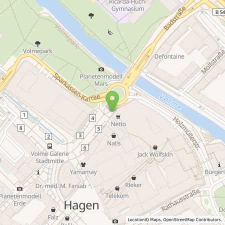 Standortübersicht der Strom (Elektro) Tankstelle: Mark-E Aktiengesellschaft in 58095, Hagen