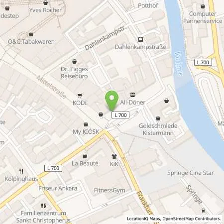 Standortübersicht der Tankstelle Mark-E Aktiengesellschaft in 58097 Hagen