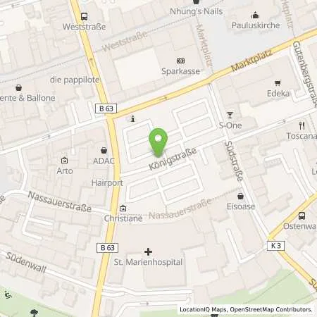 Standortübersicht der Tankstelle Stadtwerke Hamm GmbH in 59065 Hamm