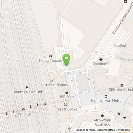 Standortübersicht der Tankstelle Stadtwerke Hamm GmbH in 59065 Hamm