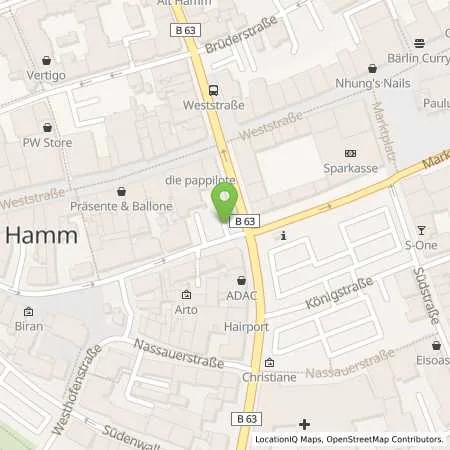 Standortübersicht der Tankstelle R+R Innovation GmbH in 59065 Hamm