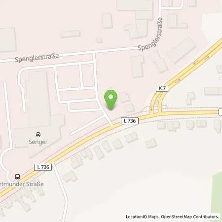 Standortübersicht der Tankstelle Stadtwerke Hamm GmbH in 59067 Hamm