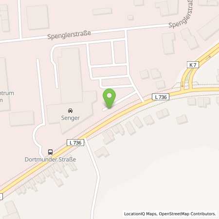 Standortübersicht der Strom (Elektro) Tankstelle: Senger Südwestfalen GmbH in 59067, Hamm