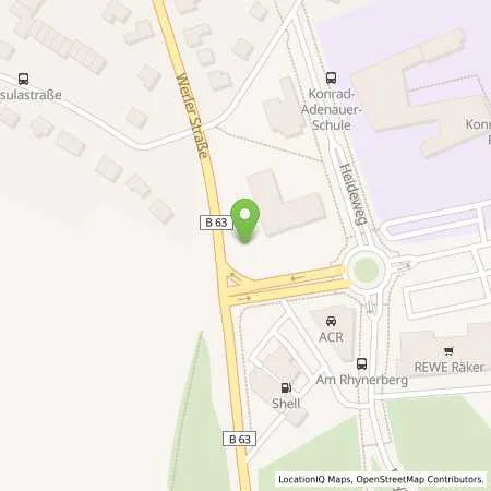 Standortübersicht der Tankstelle Stadtwerke Hamm GmbH in 59069 Hamm