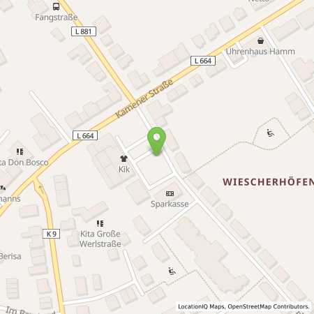 Standortübersicht der Strom (Elektro) Tankstelle: Stadtwerke Hamm GmbH in 59077, Hamm