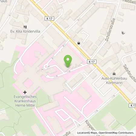 Standortübersicht der Tankstelle Stadtwerke Herne AG in 44623 Herne