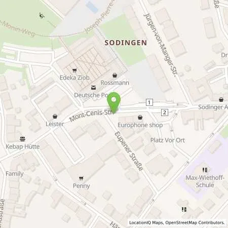 Standortübersicht der Tankstelle Stadtwerke Herne AG in 44627 Herne