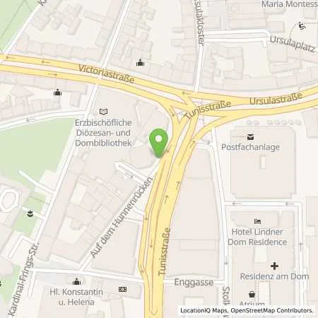 Standortübersicht der Tankstelle Rheinenergie AG in 50668 Köln