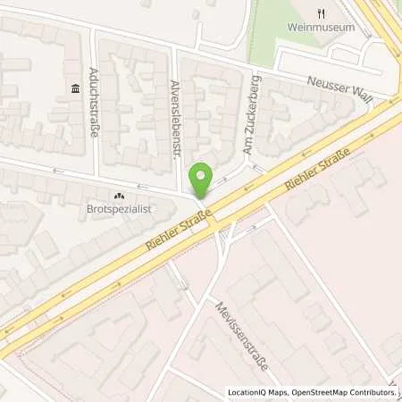 Standortübersicht der Tankstelle Rheinenergie AG in 50668 Köln