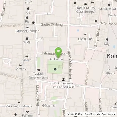 Standortübersicht der Tankstelle Rheinenergie AG in 50677 Köln