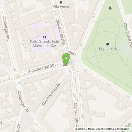 Standortübersicht der Tankstelle Rheinenergie AG in 50678 Köln