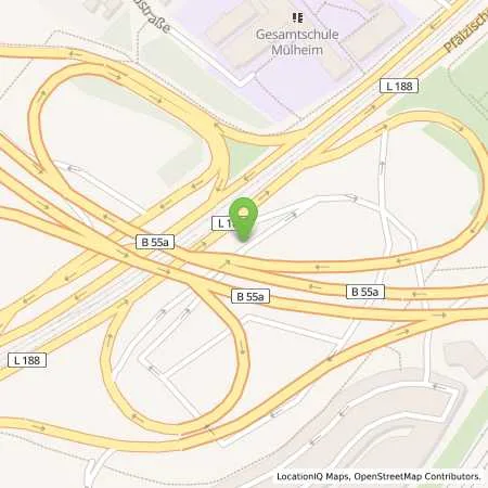 Standortübersicht der Tankstelle Rheinenergie AG in 50679 Köln