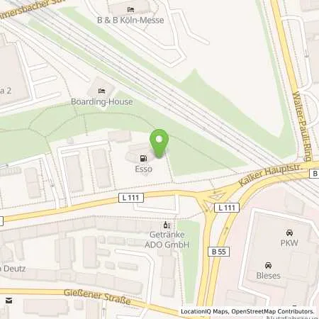 Standortübersicht der Tankstelle EnBW mobility+ AG und Co.KG in 50679 Köln Deutz