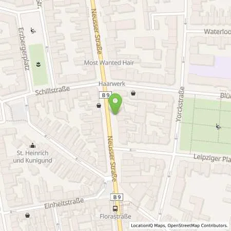 Standortübersicht der Tankstelle Rheinenergie AG in 50733 Köln