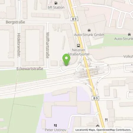 Standortübersicht der Tankstelle Rheinenergie AG in 50733 Köln