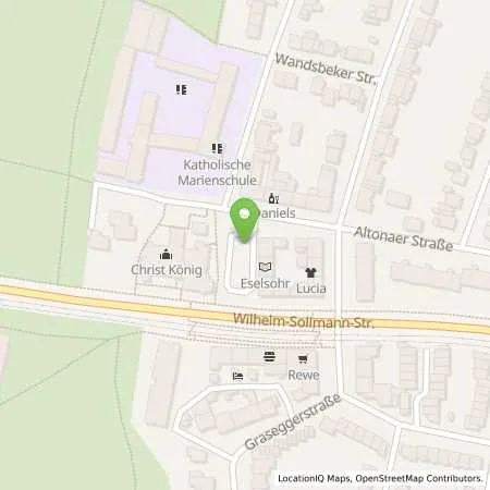 Standortübersicht der Tankstelle Rheinenergie AG in 50737 Köln