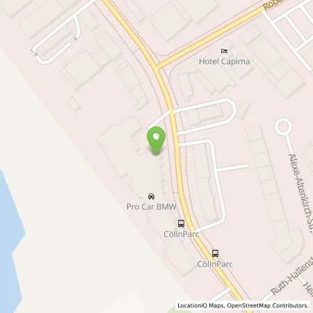 Standortübersicht der Tankstelle Procar Automobile GmbH in 50739 Köln