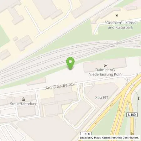 Standortübersicht der Tankstelle Mercedes-Benz AG in 50823 Köln