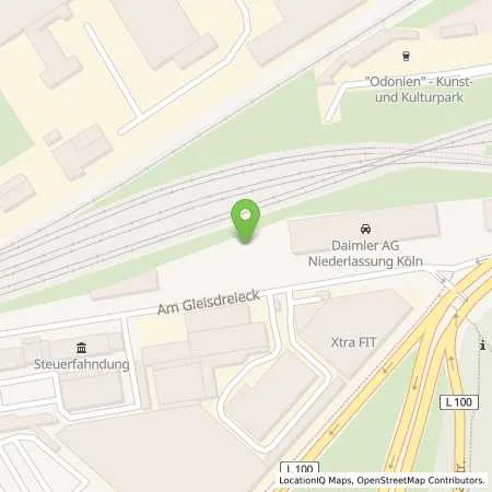 Standortübersicht der Tankstelle Mercedes-Benz AG in 50825 Köln