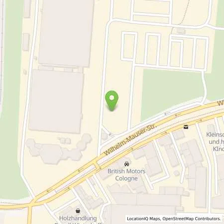Standortübersicht der Tankstelle Rheinenergie AG in 50827 Köln