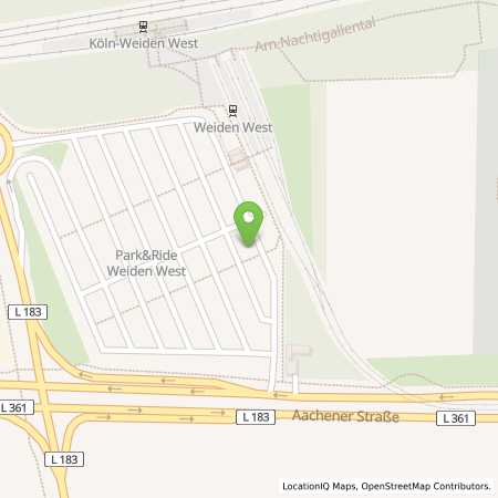 Standortübersicht der Strom (Elektro) Tankstelle: Rheinenergie AG in 50859, Kln