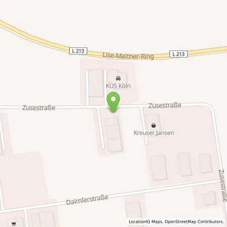 Standortübersicht der Tankstelle Rheinenergie AG in 50859 Köln