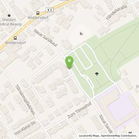 Standortübersicht der Tankstelle Rheinenergie AG in 50859 Köln