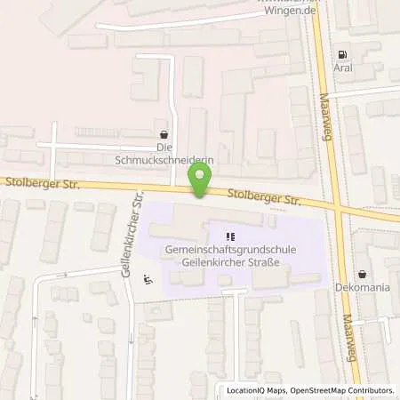 Standortübersicht der Tankstelle Rheinenergie AG in 50933 Köln