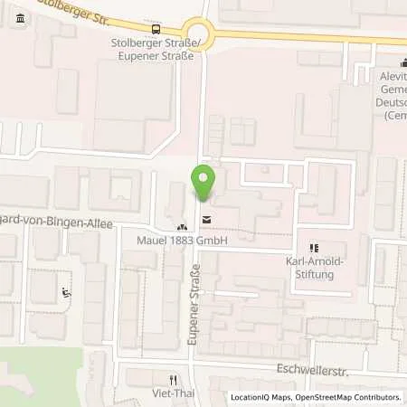 Standortübersicht der Tankstelle Rheinenergie AG in 50933 Köln