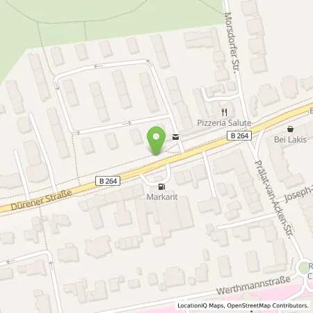 Standortübersicht der Tankstelle Rheinenergie AG in 50935 Köln