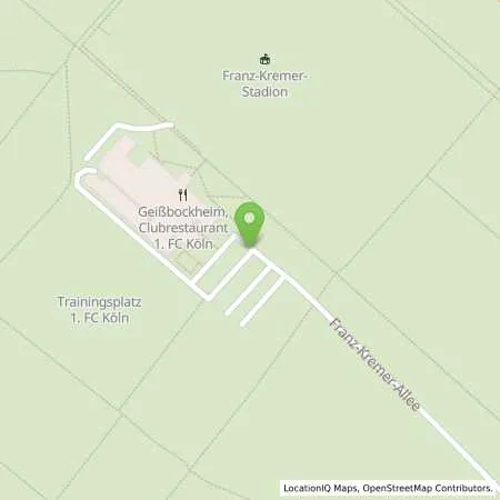 Standortübersicht der Tankstelle Rheinenergie AG in 50937 Köln