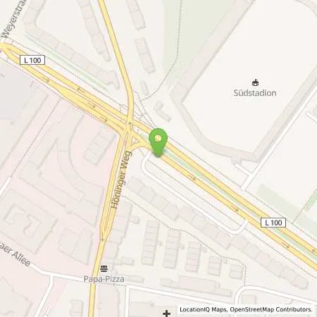 Standortübersicht der Tankstelle Rheinenergie AG in 50969 Köln