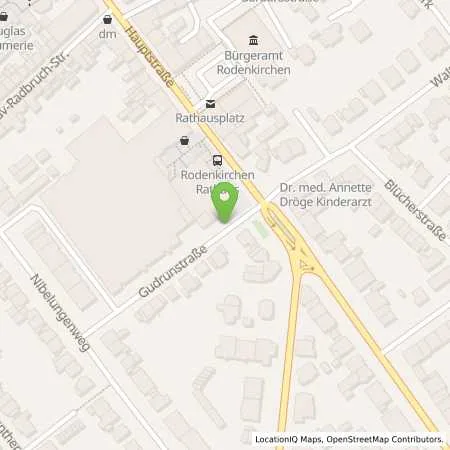 Standortübersicht der Tankstelle Rheinenergie AG in 50996 Köln