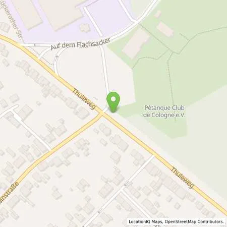 Standortübersicht der Tankstelle Rheinenergie AG in 51061 Köln