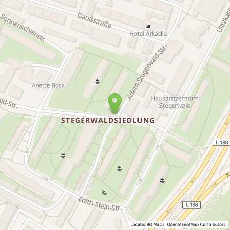 Standortübersicht der Tankstelle Rheinenergie AG in 51063 Köln